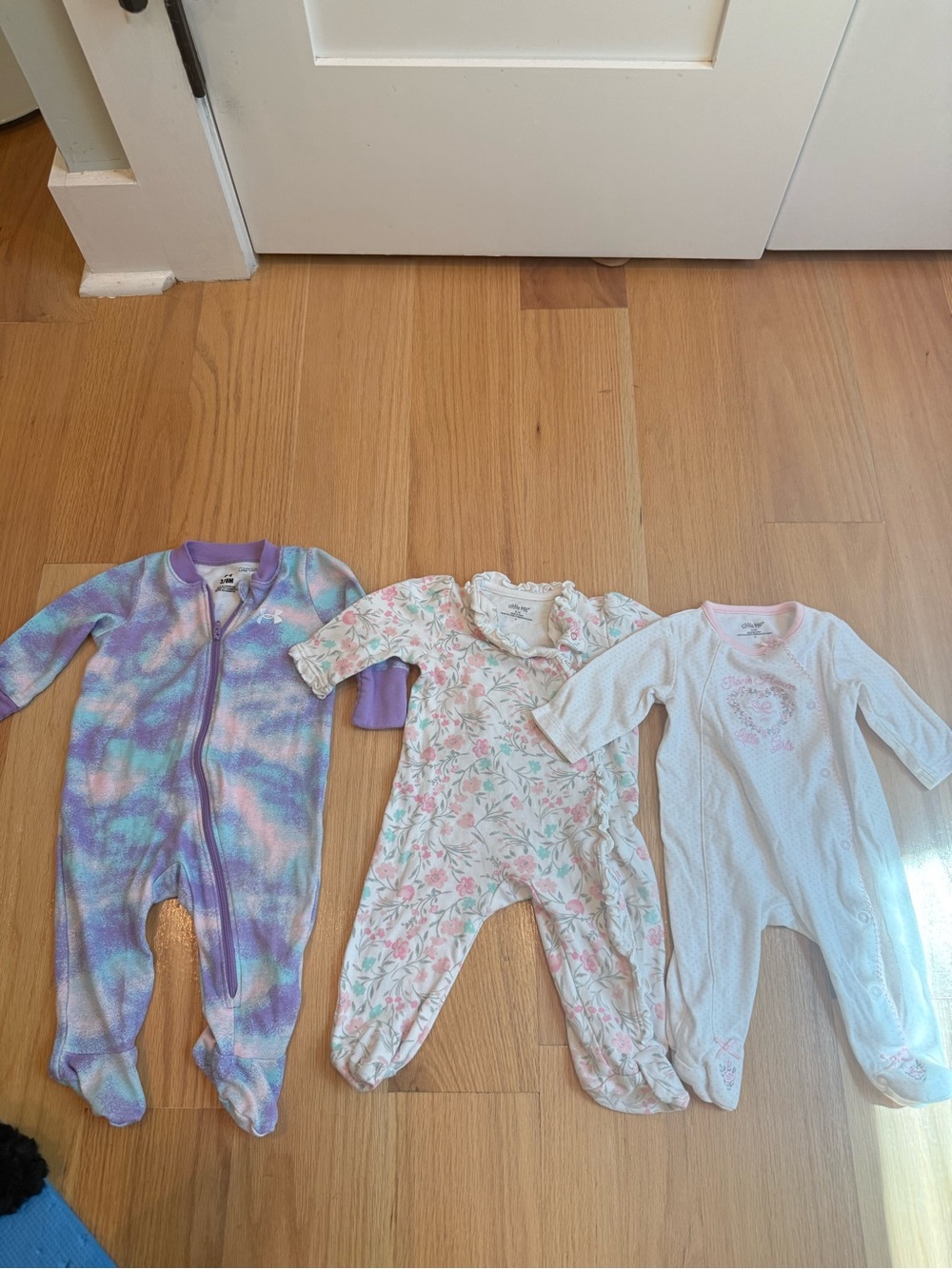 Baby girl Footed One-Piece - Soft Sleepwear
